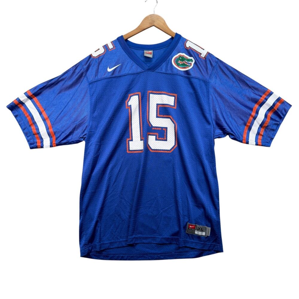 Nike NCAA Florida Gators TEBOW #15 NCAA Jersey Football University XL Blue